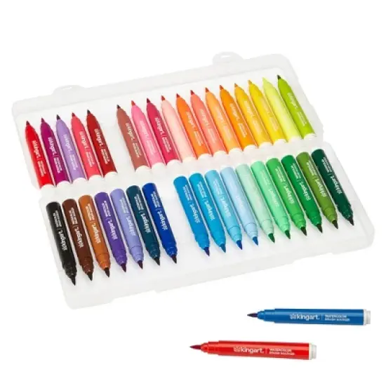 KINGART Brush Tip Markers 36 Colors image {4}