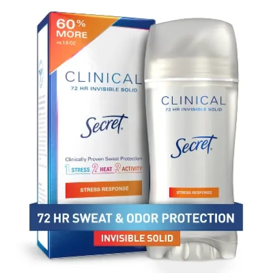 Secret Clinical Strength Invisible Solid Antiperspirant & Deodorant for Women - 2.6oz image {9}