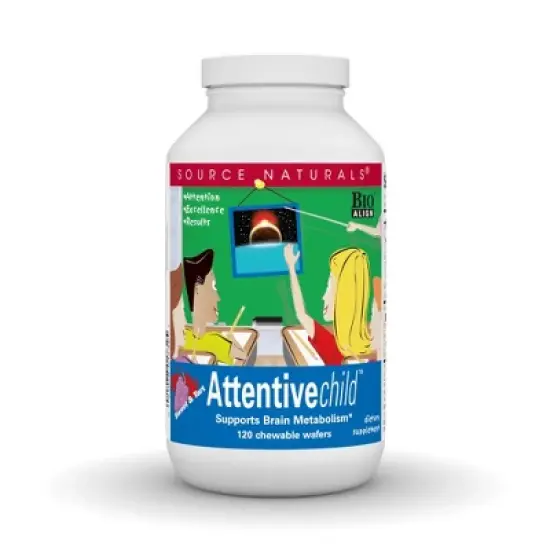 Attentive Child Chewable by Source Naturals, Inc.  -  120 Chewable image {3}
