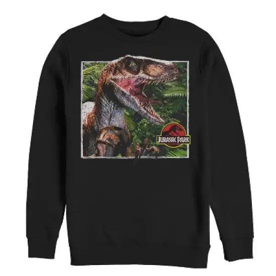 Men's Jurassic Park Velociraptor Scene Sweatshirt image {2}