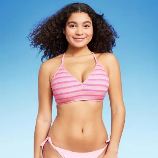 Women's Striped Crochet Bralette Bikini Top - Wild Fable&trade; image {8}