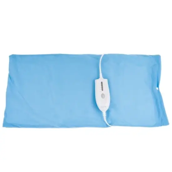 XL Heat Pad Blanket- Electric Moist/Dry Heating Mat with 9 foot AC Power Cable and 4 Remote Controlled Temperature Settings by Fleming Supply image {3}