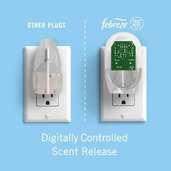 Febreze Luxe Plug Dual Air Freshener Refills - Cuddle Weather - 1.75 fl oz/2ct image {4}