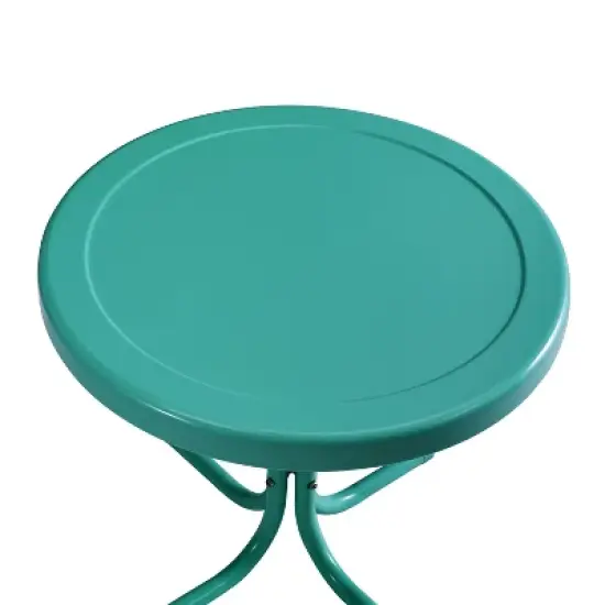 Bates 3pc Outdoor Chair Set - Turquoise - Crosley image {3}