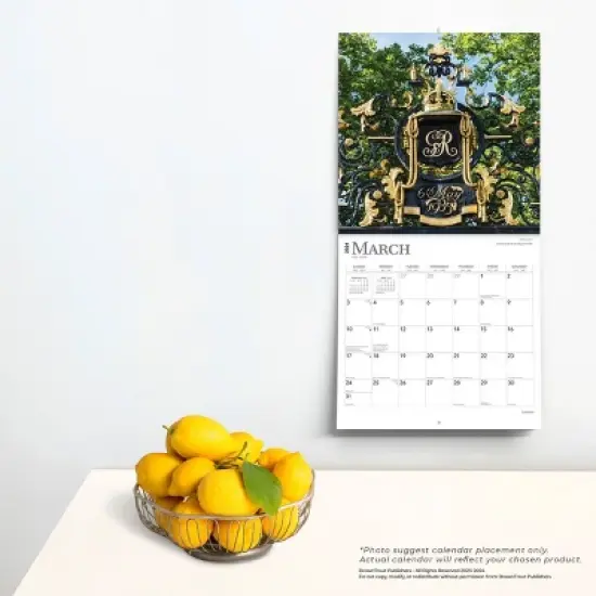 Browntrout 2024 Wall Calendar 12"x12" London image {3}