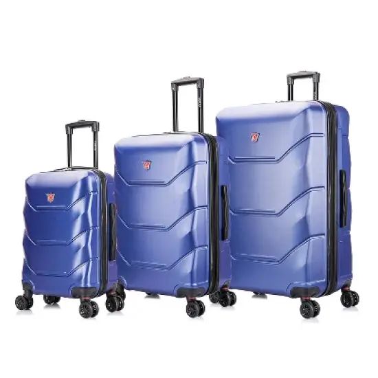 DUKAP Zonix Lightweight 3pc Hardside Luggage Set image {14}