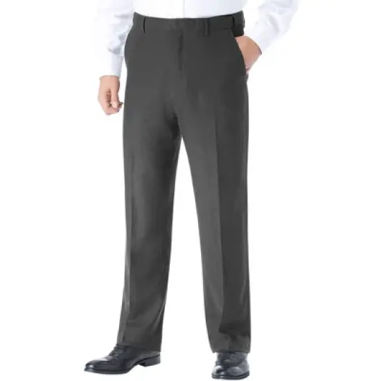 KS Island by KingSize Men's Big & Tall &trade; Linen Blend Plain Front Dress Pants image {5}