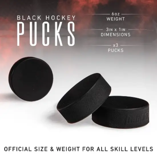 Franklin Sports Ice Hockey Puck - Black image {3}