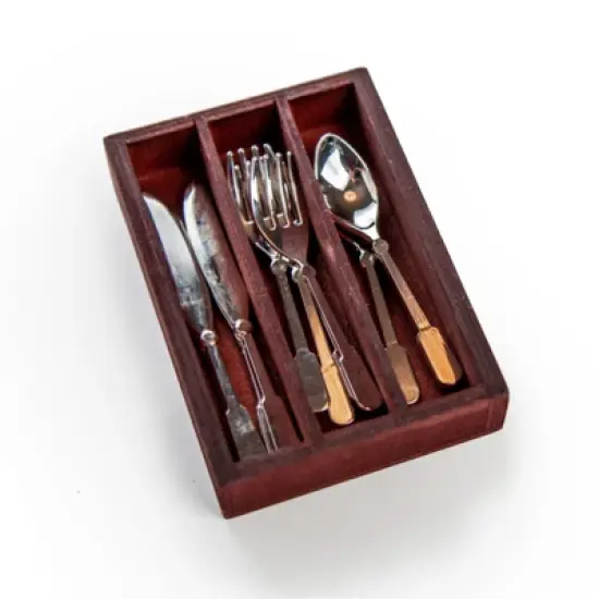 The Queen's Treasures 18 Inch Doll 13 Piece Utensil Set and Wooden Holder image {5}