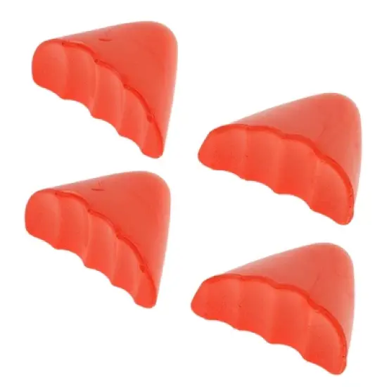 Unique Bargains Soft Pointed Head Adjustable Toe Plugs 2 Pairs image {5}