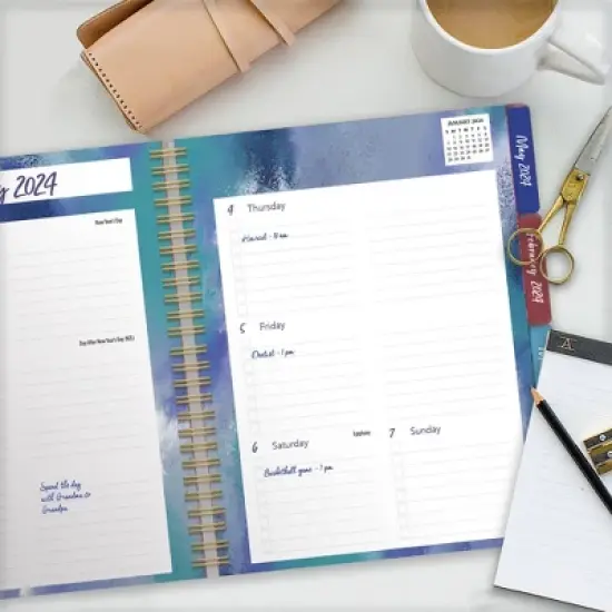 Lang 2023-24 Planner 8.25"x9.25" Abstract Expressions image {4}