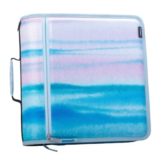 Case-it Print Might Zip Tab Zipper Binder Expanding File Folder and Shoulder Strap and Handle image {7}