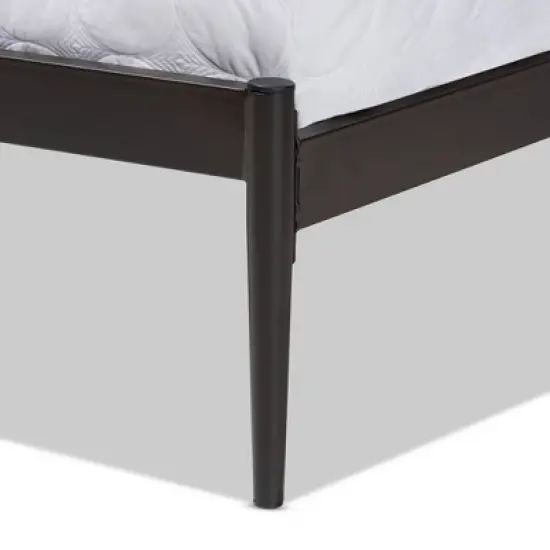 Queen Dora Industrial Metal Platform Bed Black - Baxton Studio image {4}
