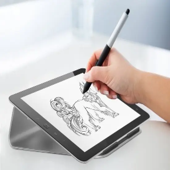 Mount-It! Tilted Laptop & Tablet Riser | Laptop Cooling Stand for MacBook, MacBook Pro, Chromebook, iPad Pro, Drawing Tablets with 11" - 15" Screens image {2}