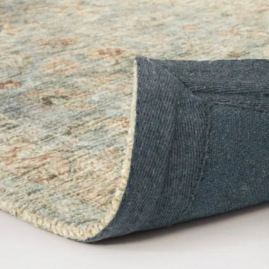 Ledges Digital Floral Print Distressed Persian Rug Green - Threshold&trade; designed by Studio McGee image {3}