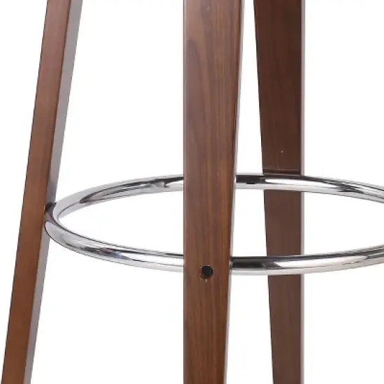 Clyo Mid-Century Modern Upholstered Swivel Barstool - Christopher Knight Home image {4}
