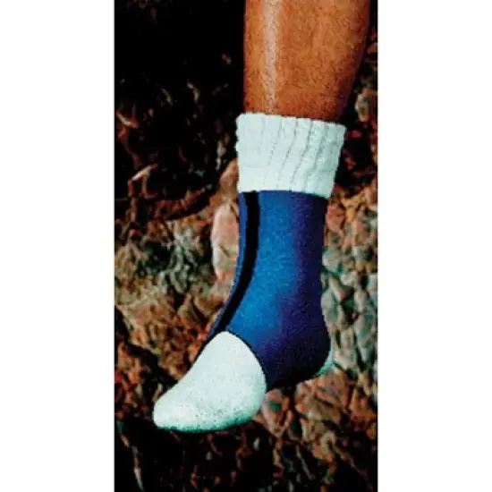 Sport Aid Neoprene Slip-On Ankle Support Large Blue image {1}