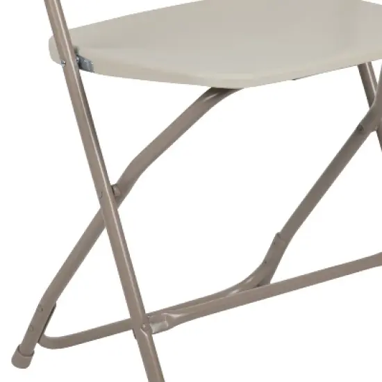Flash Furniture Hercules&trade; Series Plastic Folding Chair - 10 Pack 650LB Weight Capacity image {7}