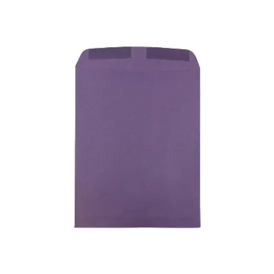 JAM Paper 10 x 13 Open End Catalog Envelopes Dark Purple 25/Pack (1287032) image {1}