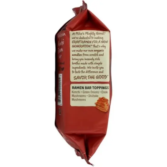Mike's Mighty Good Vegetarian Kimchi Ramen Soup - Case of 7/2.3 oz image {4}