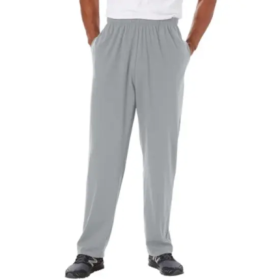 KingSize Men's Big & Tall Lightweight Jersey Open Bottom Sweatpants image {7}