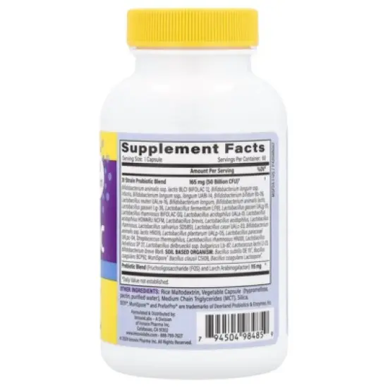 InnovixLabs Multi-Strain Probiotic, 50 Billion, 60 Capsules image {1}