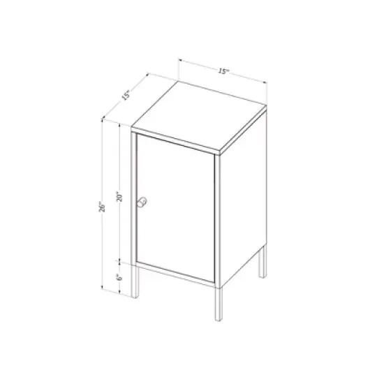 Kodali Nightstand - South Shore image {8}