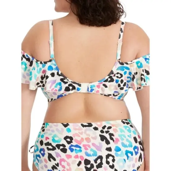 Elomi Women's Plus Size Party Bay Ruffle Underwire Bikini Top - ES801406 image {1}