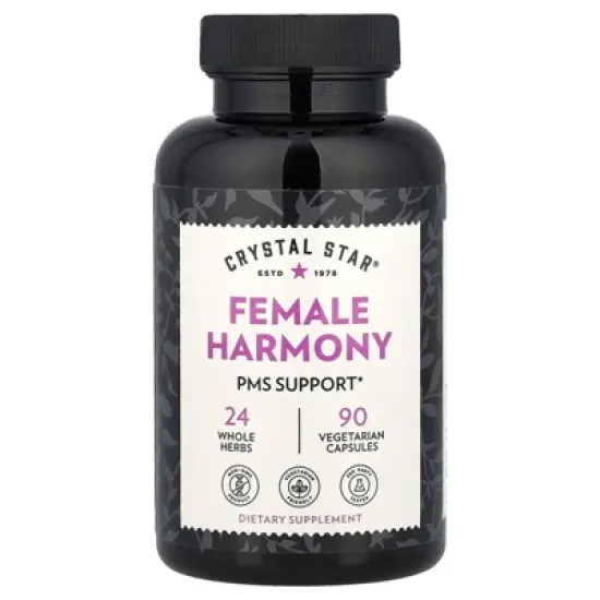 Crystal Star Female Harmony, 90 Vegetarian Capsules image {4}