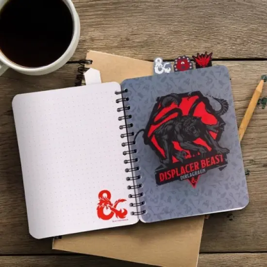Inkology, LLC Dungeons & Dragons Monsters 4-Tab Spiral Notebook With 160 Dotted Sheets image {8}