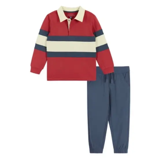 Andy & Evan  Infant  Boys Colorblocked Rugby Set image {4}