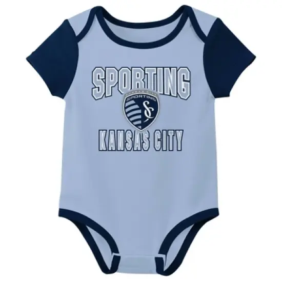 MLS Sporting Kansas City Infant 3pk Bodysuit image {3}