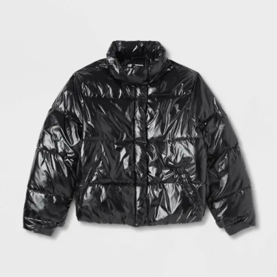 Women's Adaptive Seated Fit Relaxed Puffer Jacket - A New Day&trade; image {3}