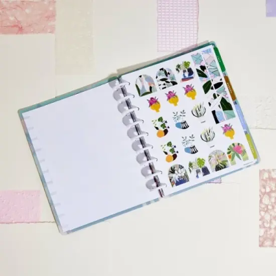 Happy Planner July 2024 - June 2025 Weekly/Monthly Planner 9.75"x8.75" Classic Vivid Blooms image {5}