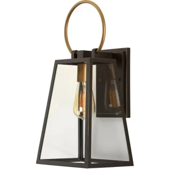 Urban Ambiance Luxury Modern Farmhouse Outdoor Wall Light,  15.125"H x 6.5"W,  Olde Bronze Finish, UHP1002 image {6}