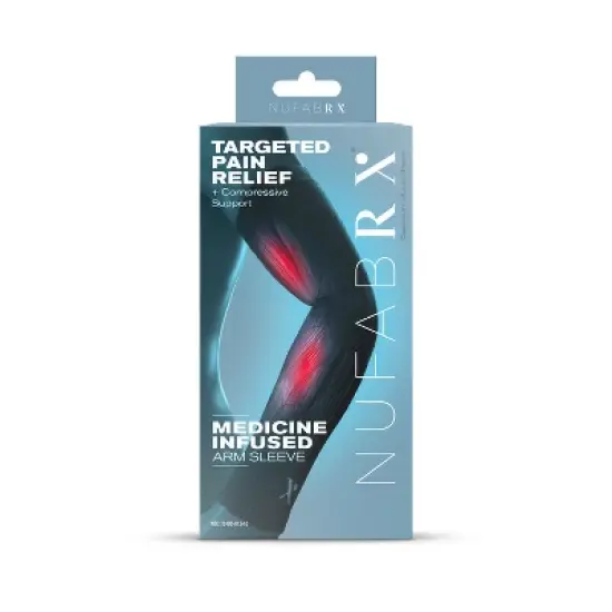 Nufabrx Pain Relief Arm Compression Sleeve image {7}