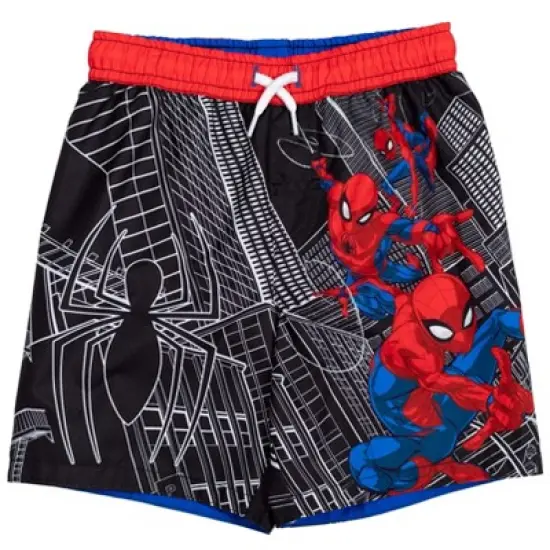 Marvel Avengers Spider-Man Swim Trunks Bathing Suit Toddler image {9}