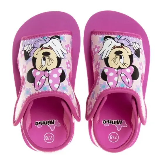 Disney Minnie Mouse Toddler Girls Hook and Loop Sandals image {5}