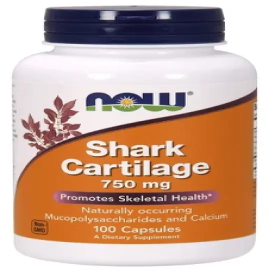 Shark Cartilage 750mg by Now Foods  -  100 Capsule image {2}