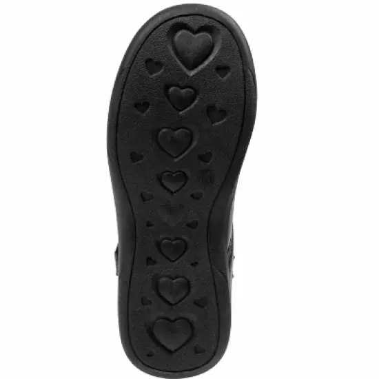 Petalia Girls' Tween Floral Faux leather  Strapped Buckle Accent School Shoes (Big kids) image {6}