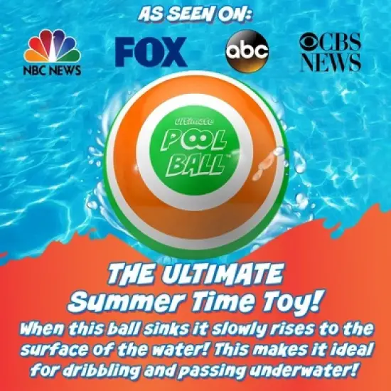 Activ Life The Ultimate Pool Ball - Fill It with Water to Play Underwater Games! Best Pool Toys for Kids image {1}