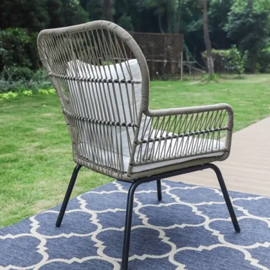 3pc Conversation Set with Cushions - Captiva Designs image {8}