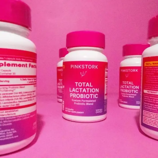 Pink Stork Total Lactation Probiotic Dietary Supplement Capsule - 30ct image {3}