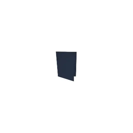 LUX 9 x 12 Presentation Folders Standard Two Pocket Dark Blue Linen 50/Pack (PF-DBLI-50) image {1}