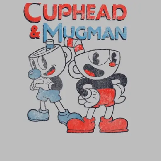 Boy's Cuphead Best Friend Mugman T-Shirt image {1}
