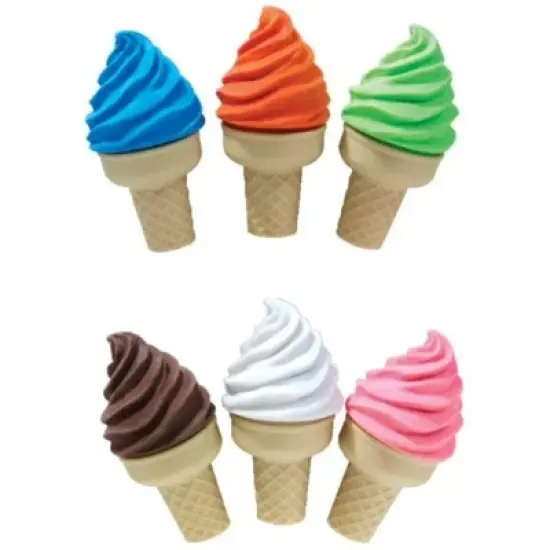 Sweet Treats Erasing! Ice Cream Shoppe Scented Sharpeners & Erasers (6 Pack) image {4}