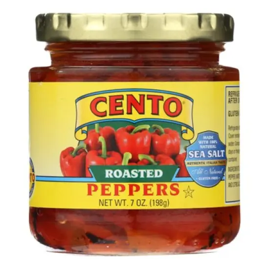 Cento Roasted Peppers - Case of 12/7 oz image {1}