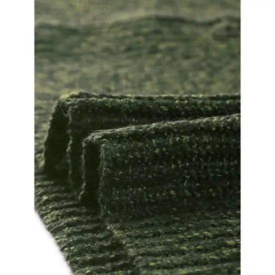 Seta T Women's Spring Fall Fashion Turtleneck Ribbed Knit Cape Sweater image {4}