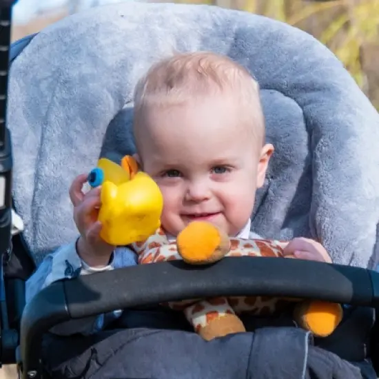 Joybi Warm Luxurious Stroller Footmuff, Insulated Stroller Sleeping Sack for Babies, Toddlers, Waterproof, Windproof Protective Stroller Garment image {7}