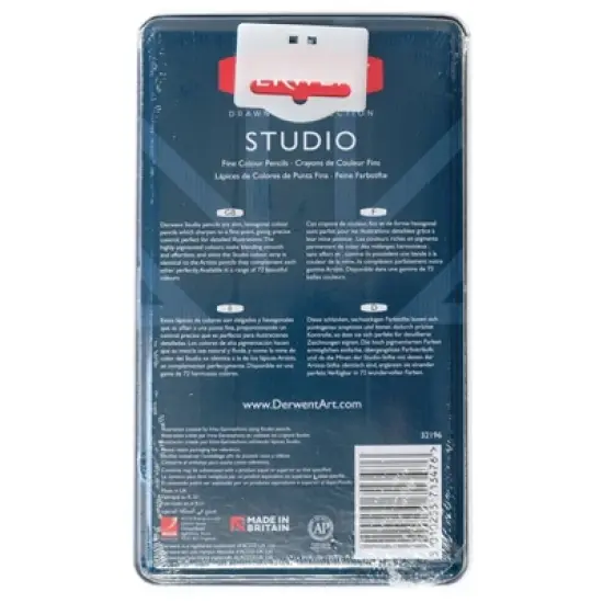 Studio Colored Pencils Multicolor - Derwent 12ct image {4}